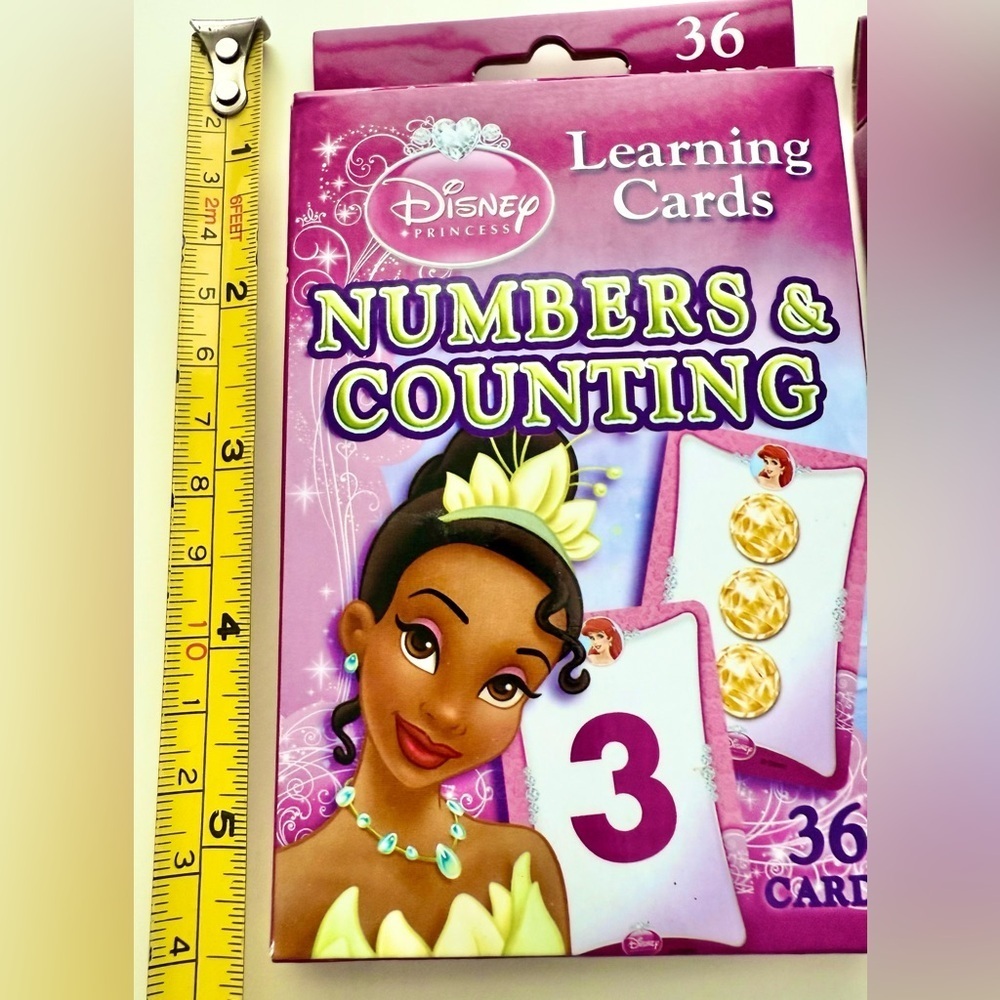 Disney Princess Pink Flash Card Set - Picture 3 of 4